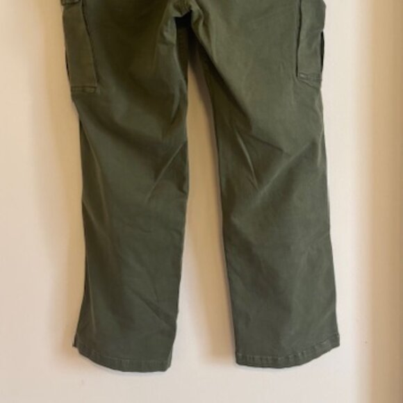 NWT Good American Uniform Cargo Pants Women Fatigue Green size 14/15 - Picture 4 of 6